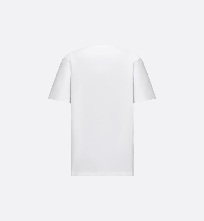Relaxed-Fit T-Shirt • White Cotton Jersey
