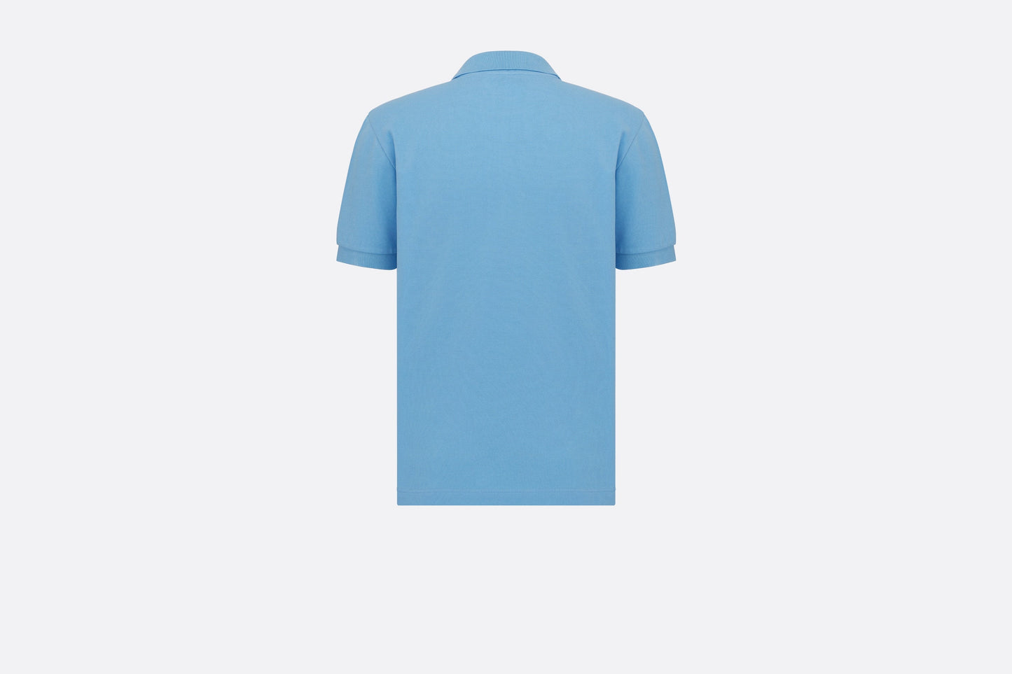 CD Icon Polo Shirt • Blue Cotton Piqué