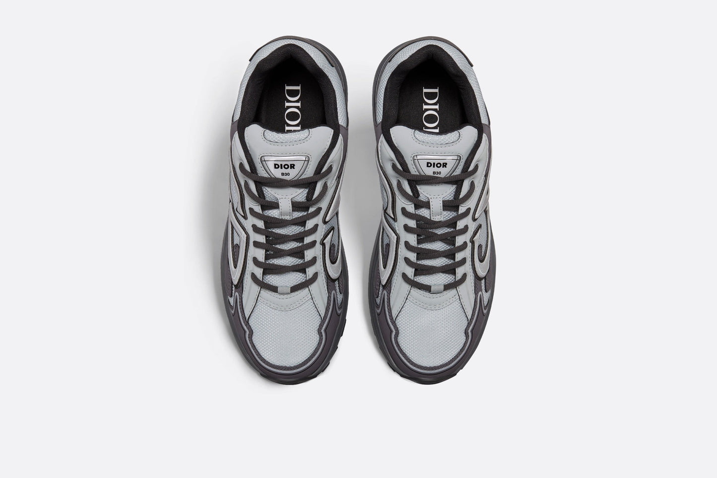 B30 Sneaker • Gray Mesh with Anthracite and Gray Technical Fabric