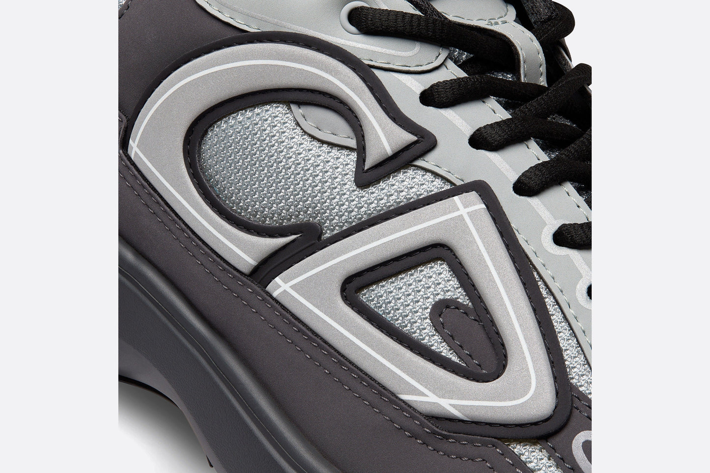 B30 Sneaker • Gray Mesh with Anthracite and Gray Technical Fabric