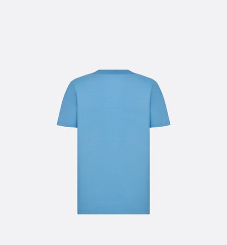 CD Icon T-Shirt • Blue Organic Cotton Jersey