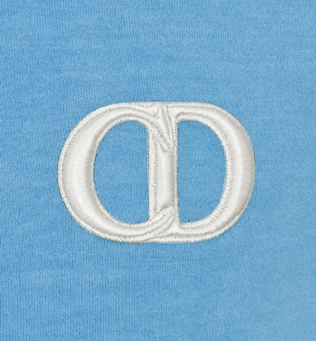 CD Icon T-Shirt • Blue Organic Cotton Jersey