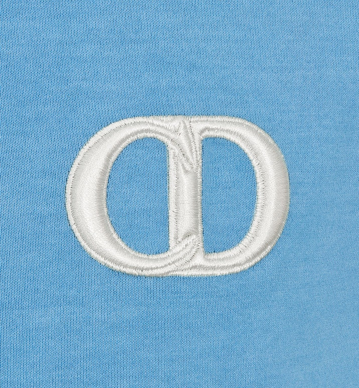 CD Icon T-Shirt • Blue Organic Cotton Jersey