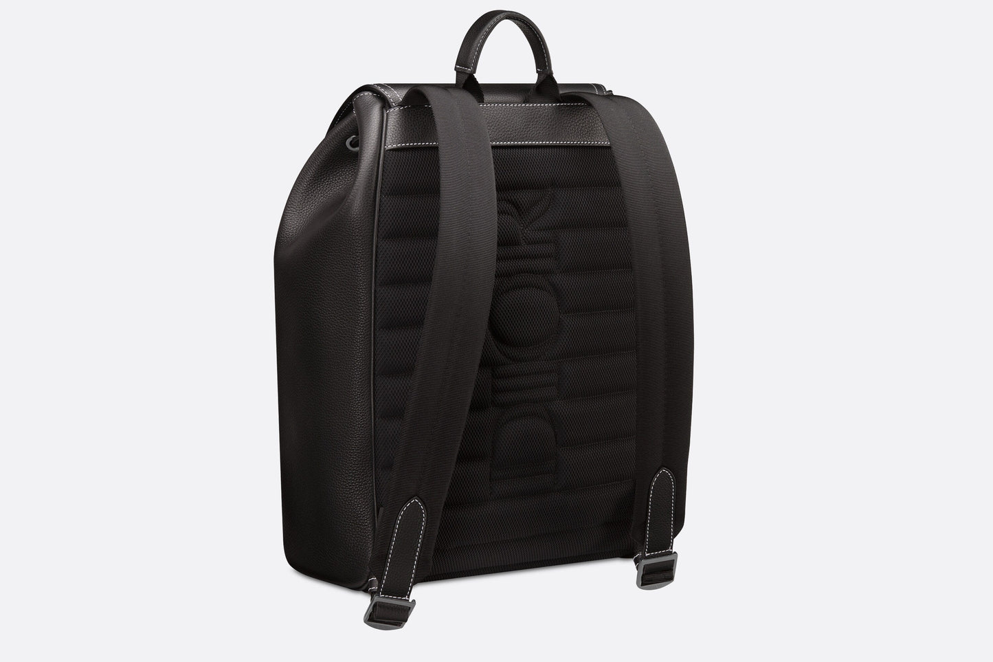 Saddle Backpack • Black Grained Calfskin