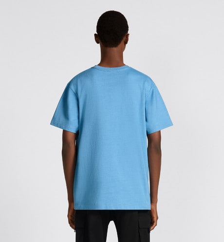 CD Icon T-Shirt • Blue Organic Cotton Jersey