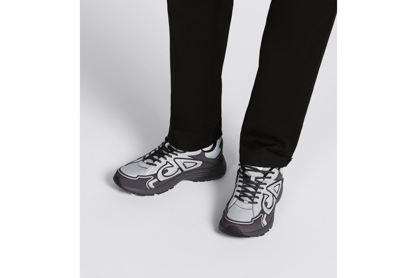 B30 Sneaker • Gray Mesh with Anthracite and Gray Technical Fabric