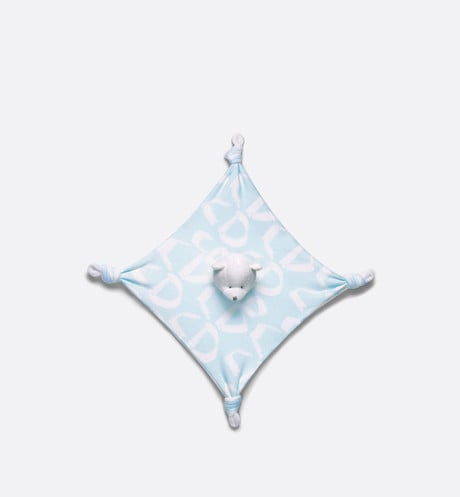 Newborn Gift Set • Light Blue Cotton Jersey with Ivory Revisited CD Motif