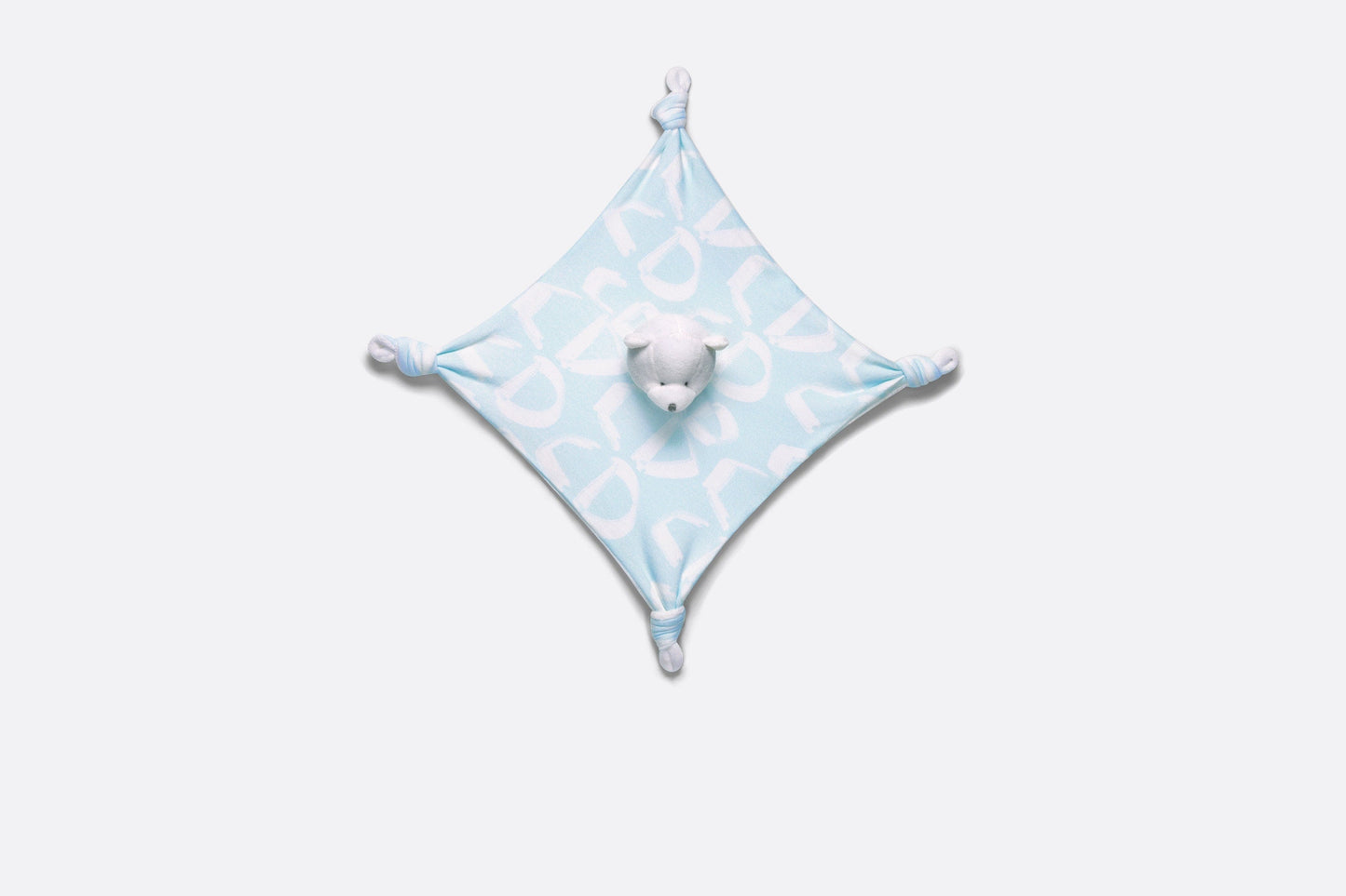 Newborn Gift Set • Light Blue Cotton Jersey with Ivory Revisited CD Motif