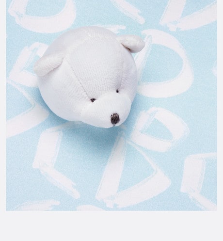 Newborn Gift Set • Light Blue Cotton Jersey with Ivory Revisited CD Motif