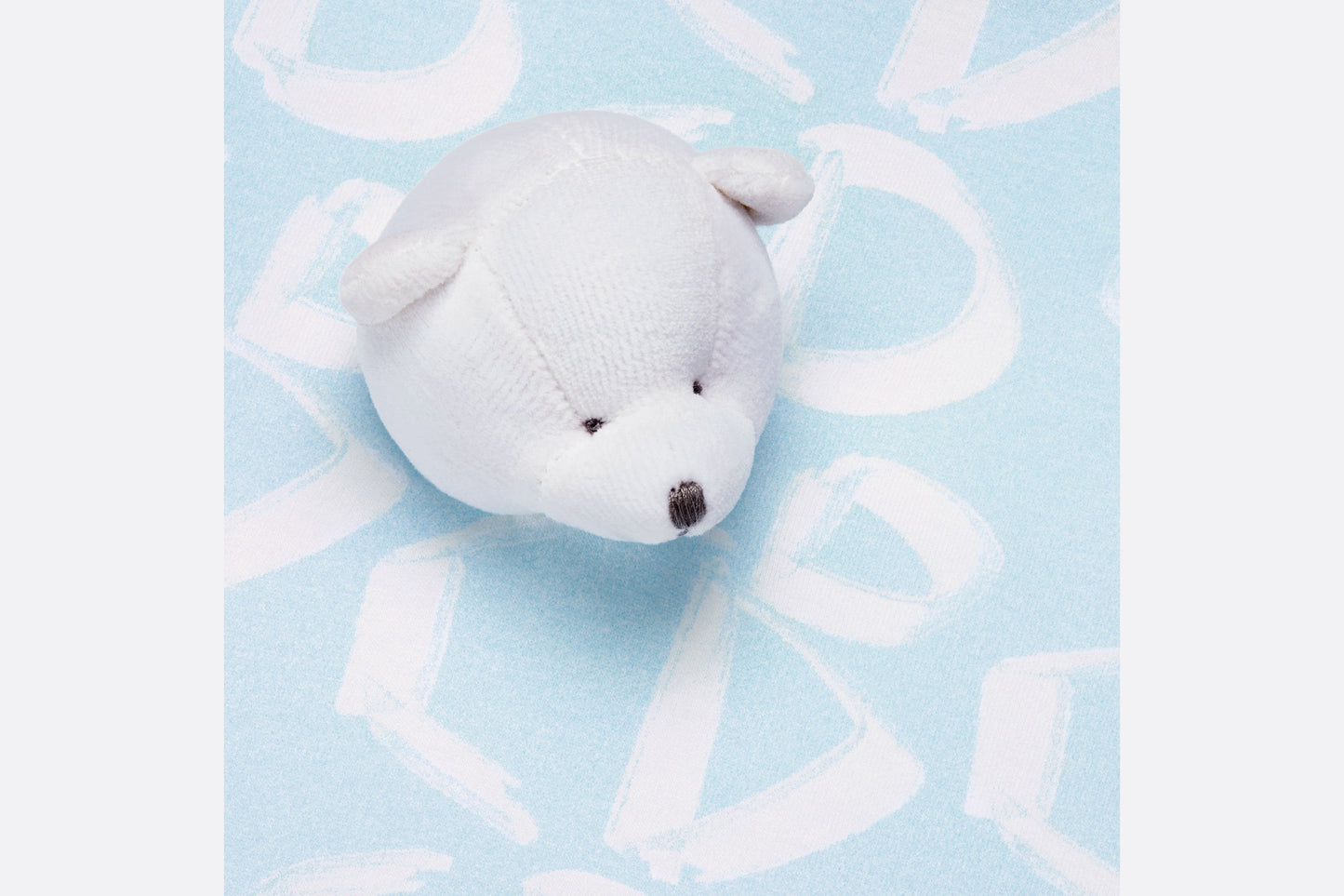 Newborn Gift Set • Light Blue Cotton Jersey with Ivory Revisited CD Motif