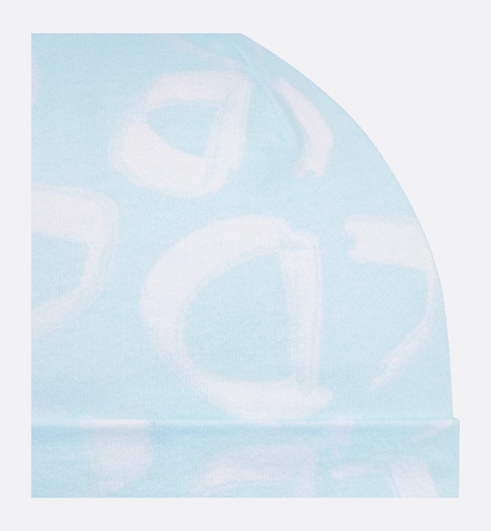 Newborn Gift Set • Light Blue Cotton Jersey with Ivory Revisited CD Motif