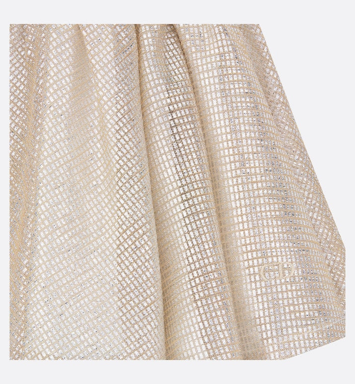 Baby Flared Dress • Pale Gold-Tone Knit