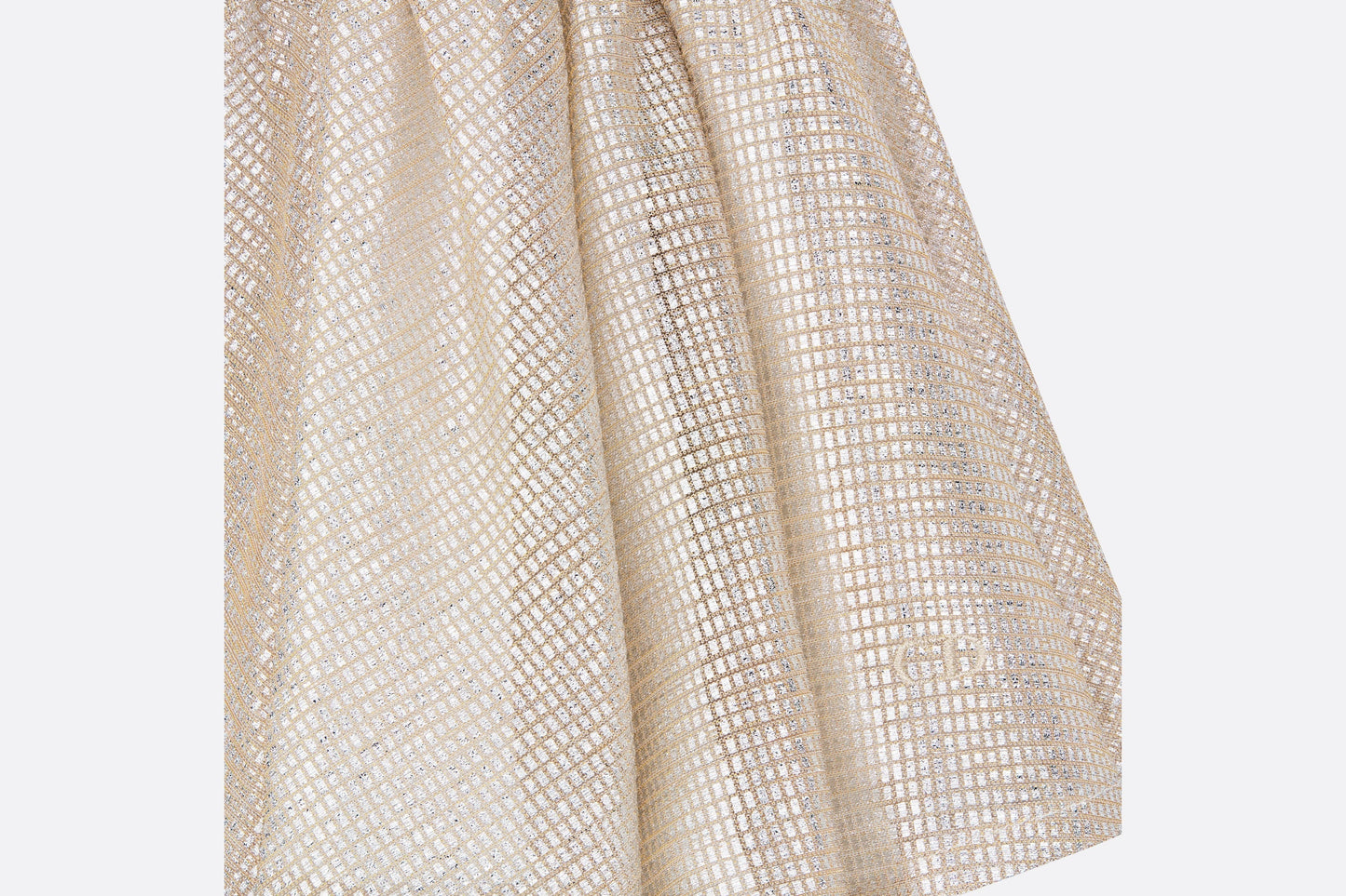 Baby Flared Dress • Pale Gold-Tone Knit