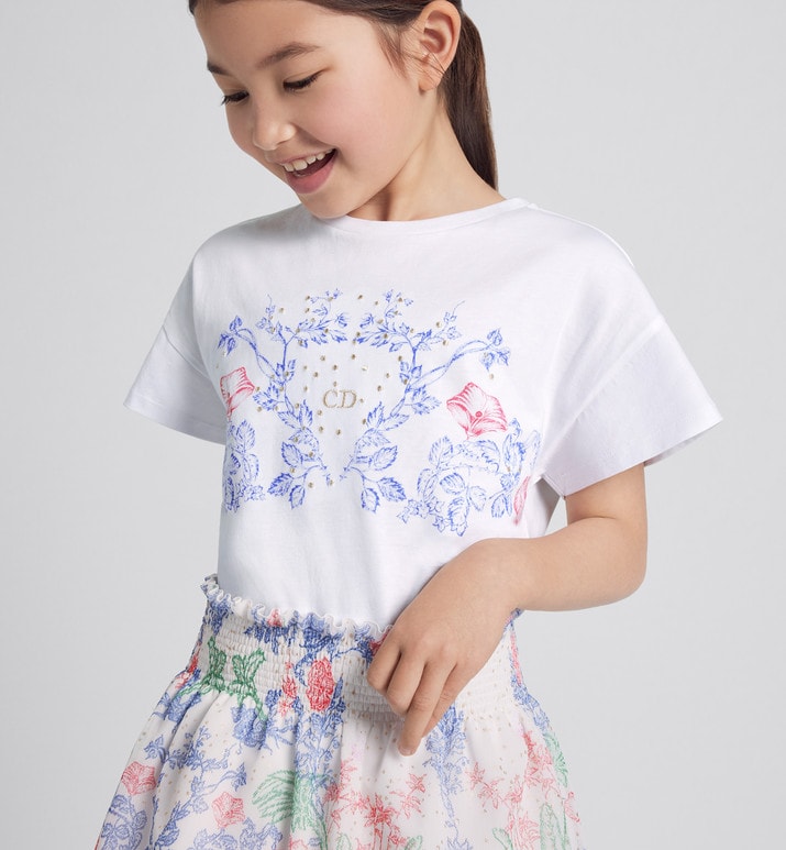 Kid's T-Shirt • White Cotton Jersey