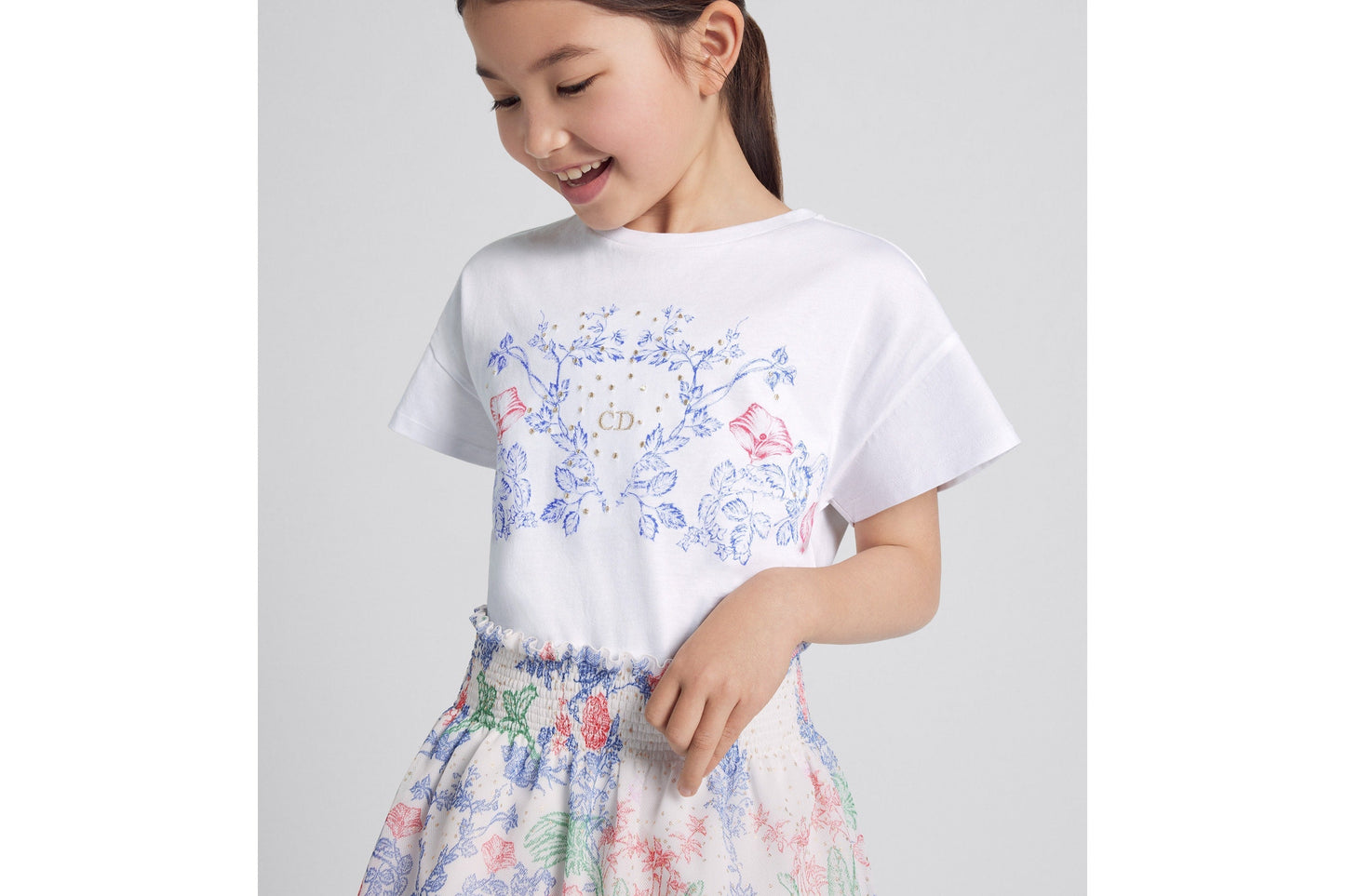 Kid's T-Shirt • White Cotton Jersey