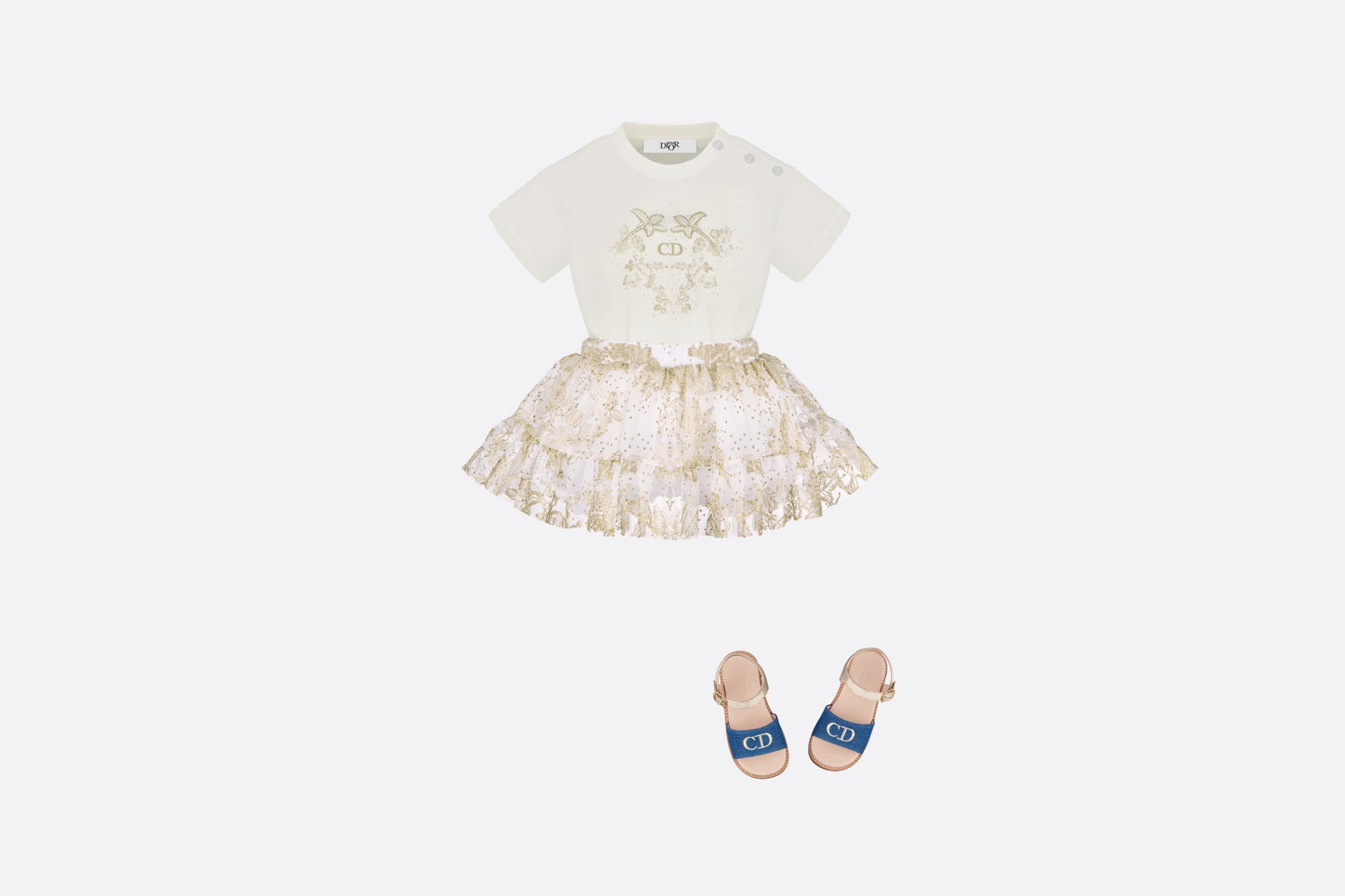 Baby T-Shirt • Ivory Cotton Jersey