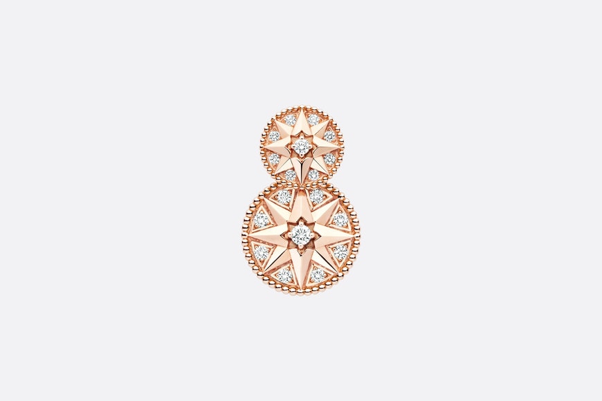 Rose Des Vents Earring • Pink Gold and Diamonds