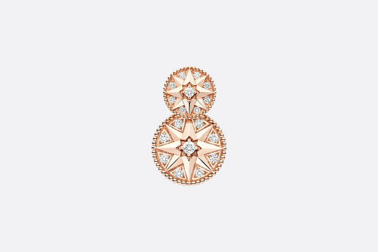 Rose Des Vents Earring • Pink Gold and Diamonds