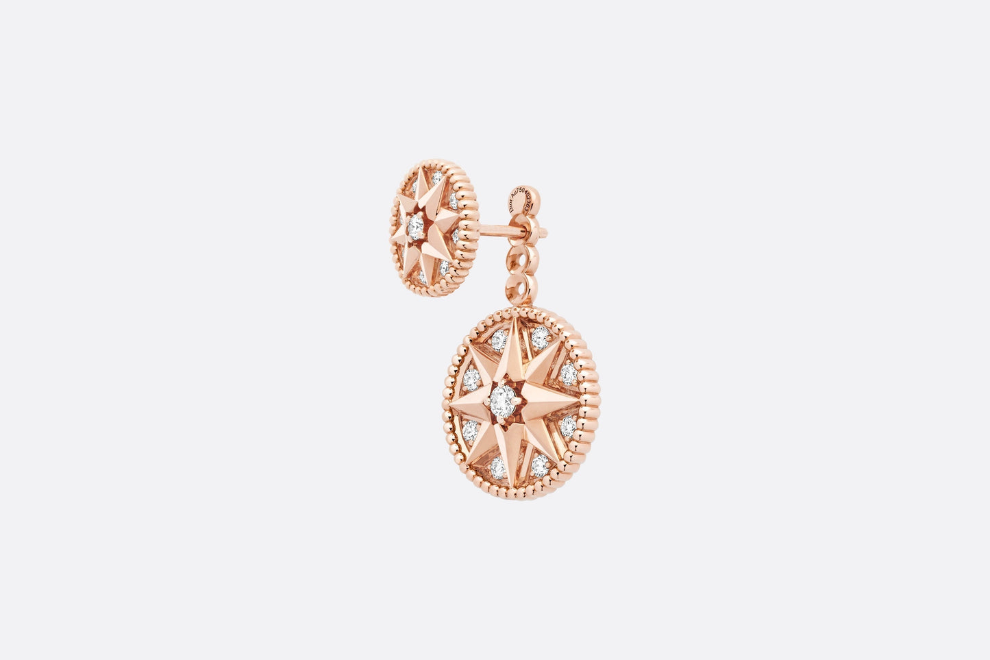 Rose Des Vents Earring • Pink Gold and Diamonds