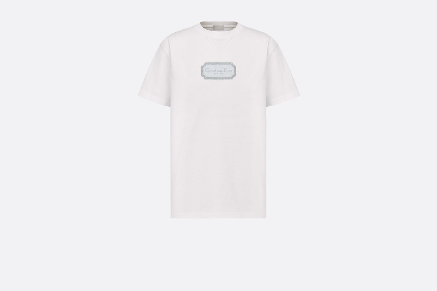 Relaxed-Fit T-Shirt • White Cotton Jersey