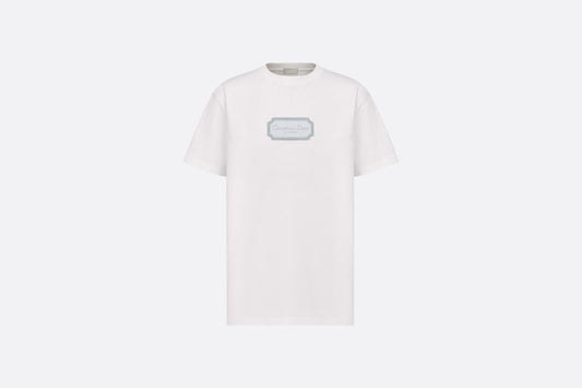 Relaxed-Fit T-Shirt • White Cotton Jersey