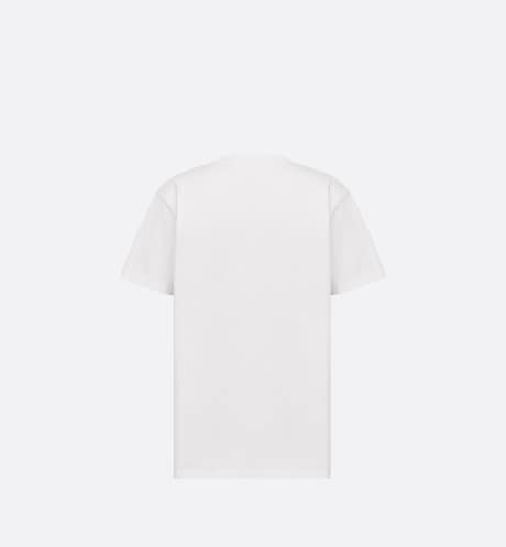 Relaxed-Fit T-Shirt • White Cotton Jersey