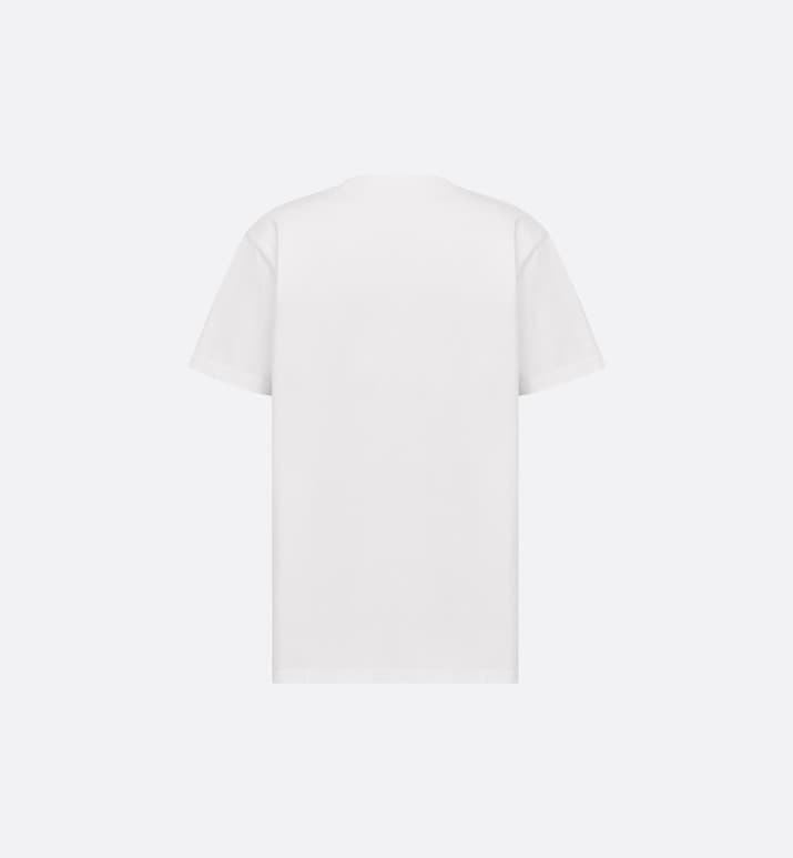 Relaxed-Fit T-Shirt • White Cotton Jersey