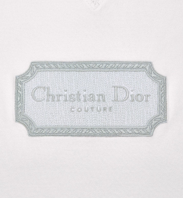 Relaxed-Fit T-Shirt • White Cotton Jersey