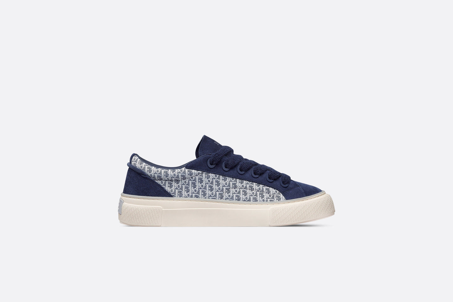 B33 Sneaker • Navy Blue Dior Oblique Jacquard and Suede