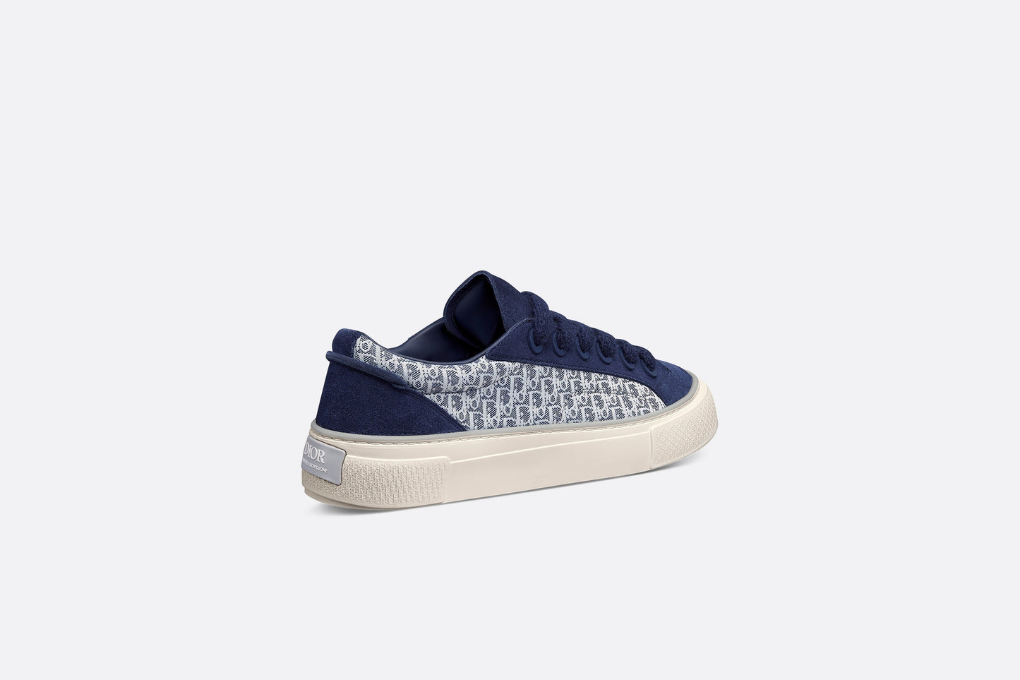 B33 Sneaker • Navy Blue Dior Oblique Jacquard and Suede