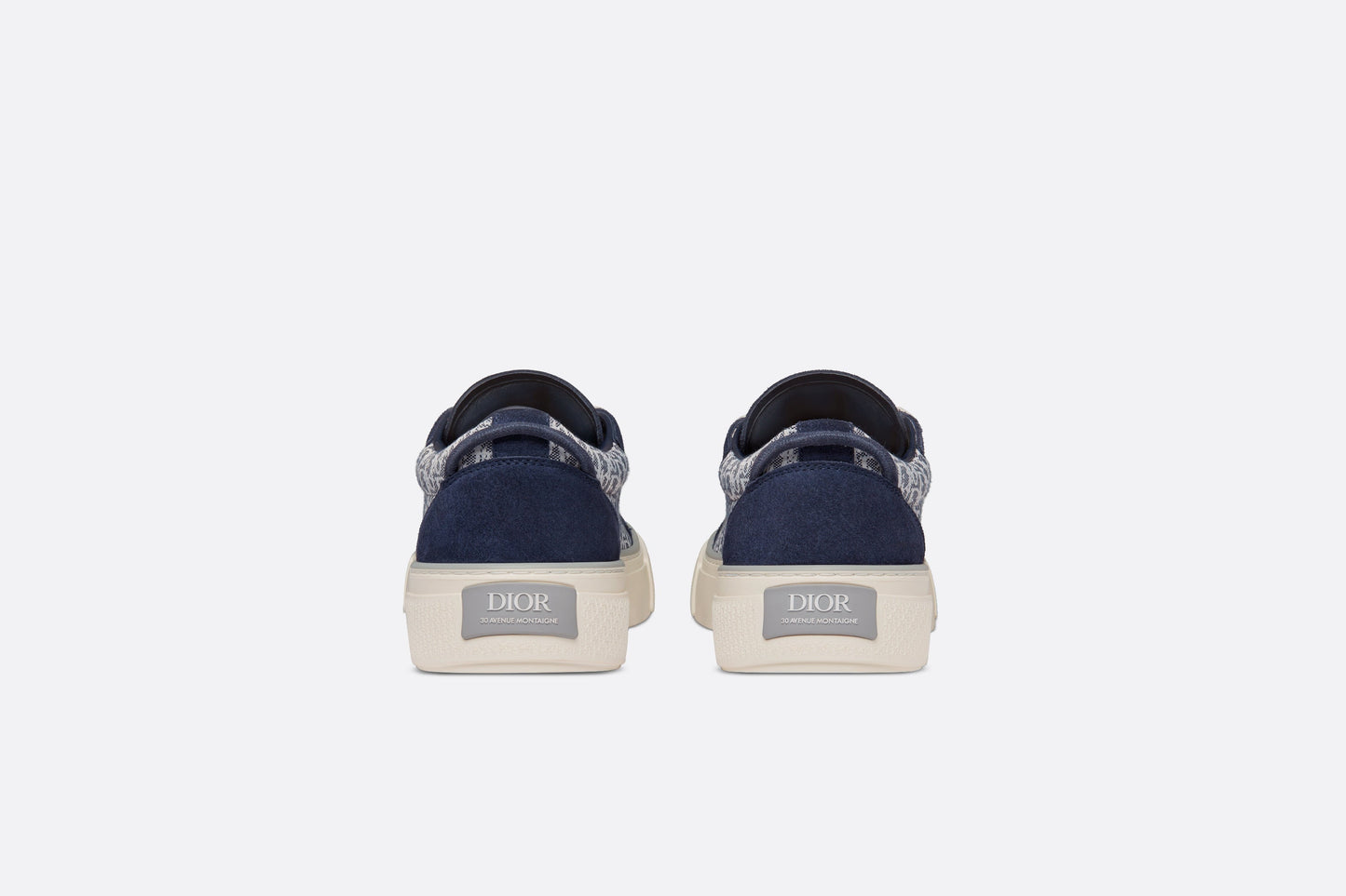 B33 Sneaker • Navy Blue Dior Oblique Jacquard and Suede