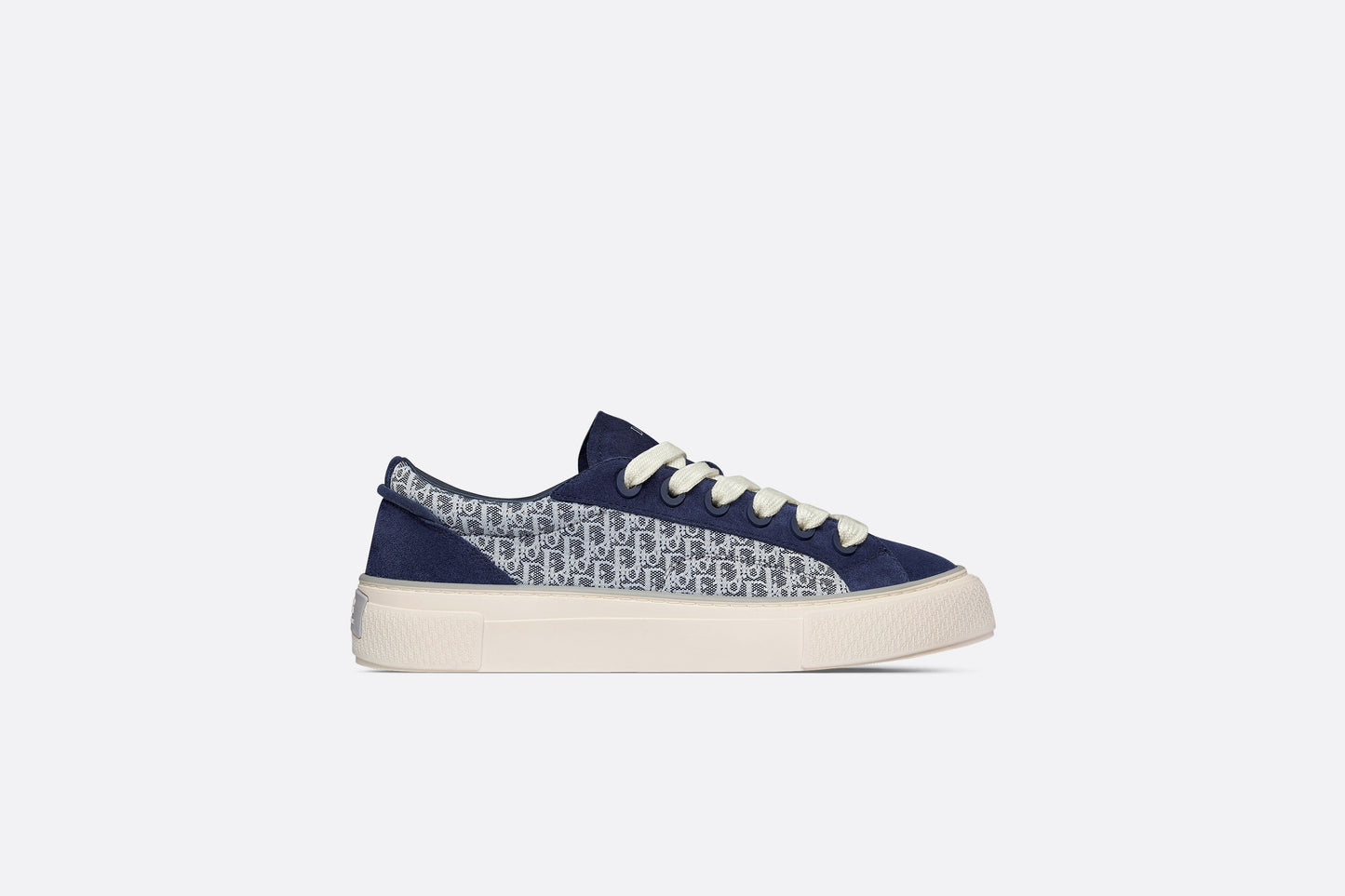 B33 Sneaker • Navy Blue Dior Oblique Jacquard and Suede