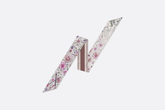 ABCDior X Xylia - Xeranthemum Mitzah Scarf • Ivory Multicolor Silk Twill