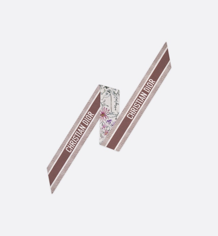 ABCDior X Xylia - Xeranthemum Mitzah Scarf • Ivory Multicolor Silk Twill