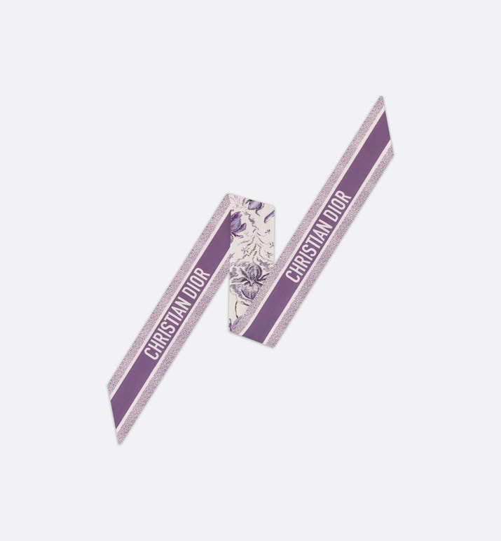 ABCDior I Iris - Illusionnisme Mitzah Scarf • Ivory Multicolor Silk Twill