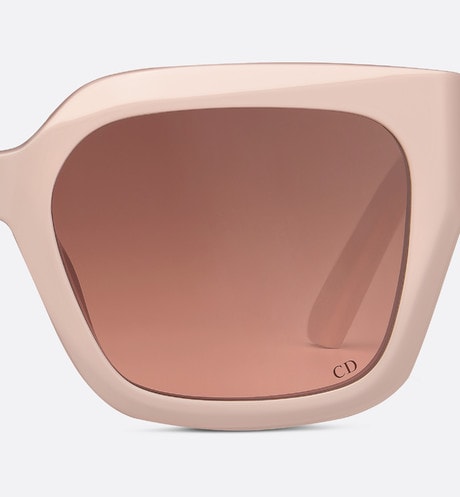 30Montaigne S8U • Beige-Pink Square Sunglasses