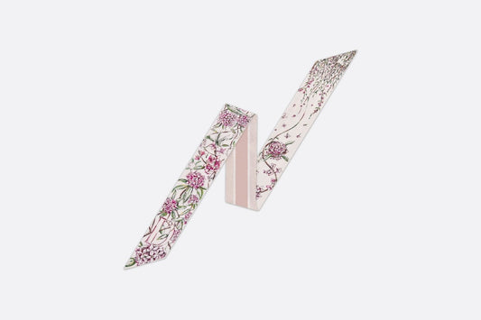 ABCDior D Daphné - Daphné Mitzah Scarf • Ivory Multicolor Silk Twill