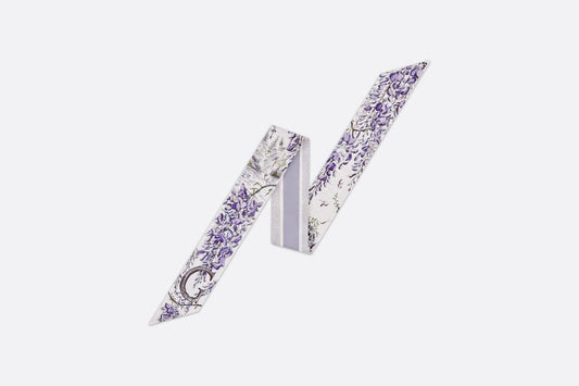 ABCDior G Glycine - Grâce du Printemps Mitzah Scarf • Ivory Multicolor Silk Twill