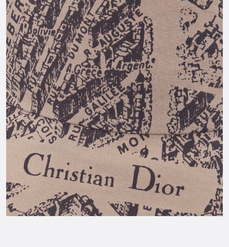 Teddy-D Plan de Paris Reversible Small Brim Bucket Hat • Beige and Black Cotton Blend