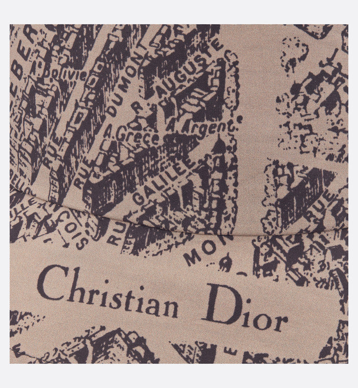 Teddy-D Plan de Paris Reversible Small Brim Bucket Hat • Beige and Black Cotton Blend