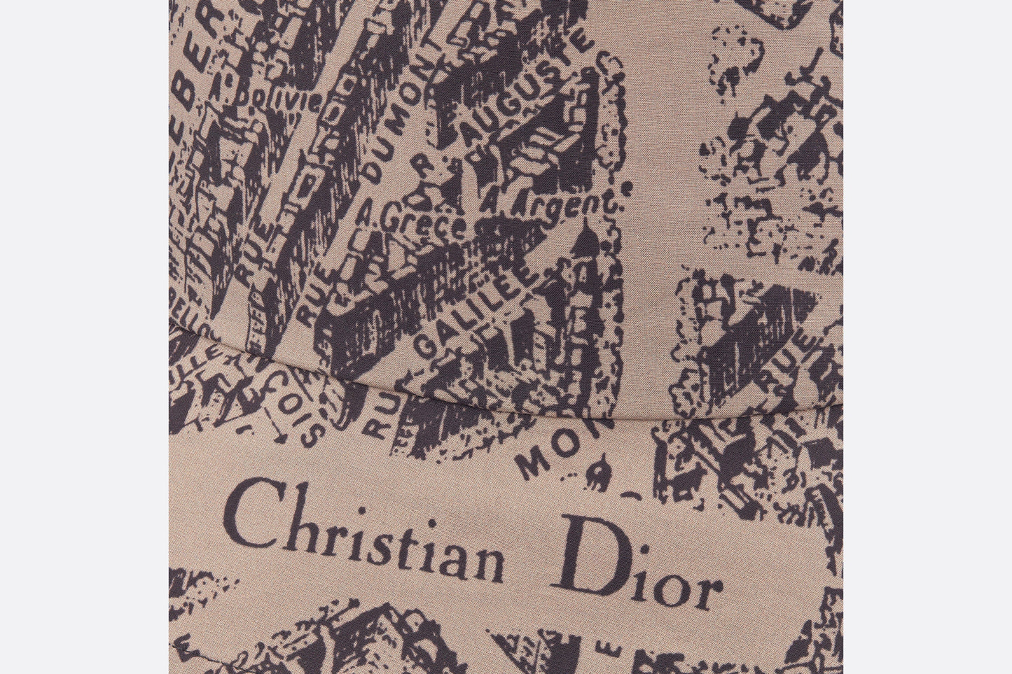 Teddy-D Plan de Paris Reversible Small Brim Bucket Hat • Beige and Black Cotton Blend