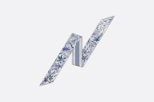 ABCDior S Scille - Souffler Mitzah Scarf • Ivory Multicolor Silk Twill