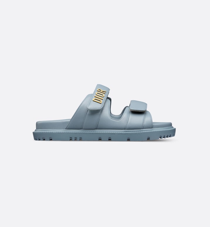 Dioract Slide • Horizon Blue Lambskin
