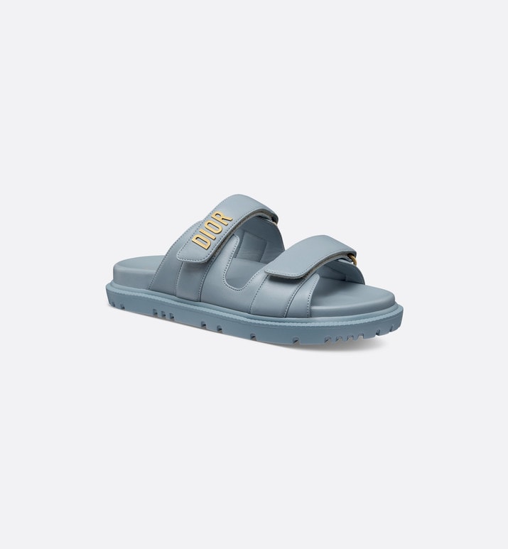 Dioract Slide • Horizon Blue Lambskin