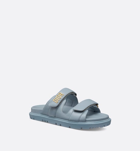 Dioract Slide • Horizon Blue Lambskin
