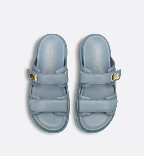 Dioract Slide • Horizon Blue Lambskin