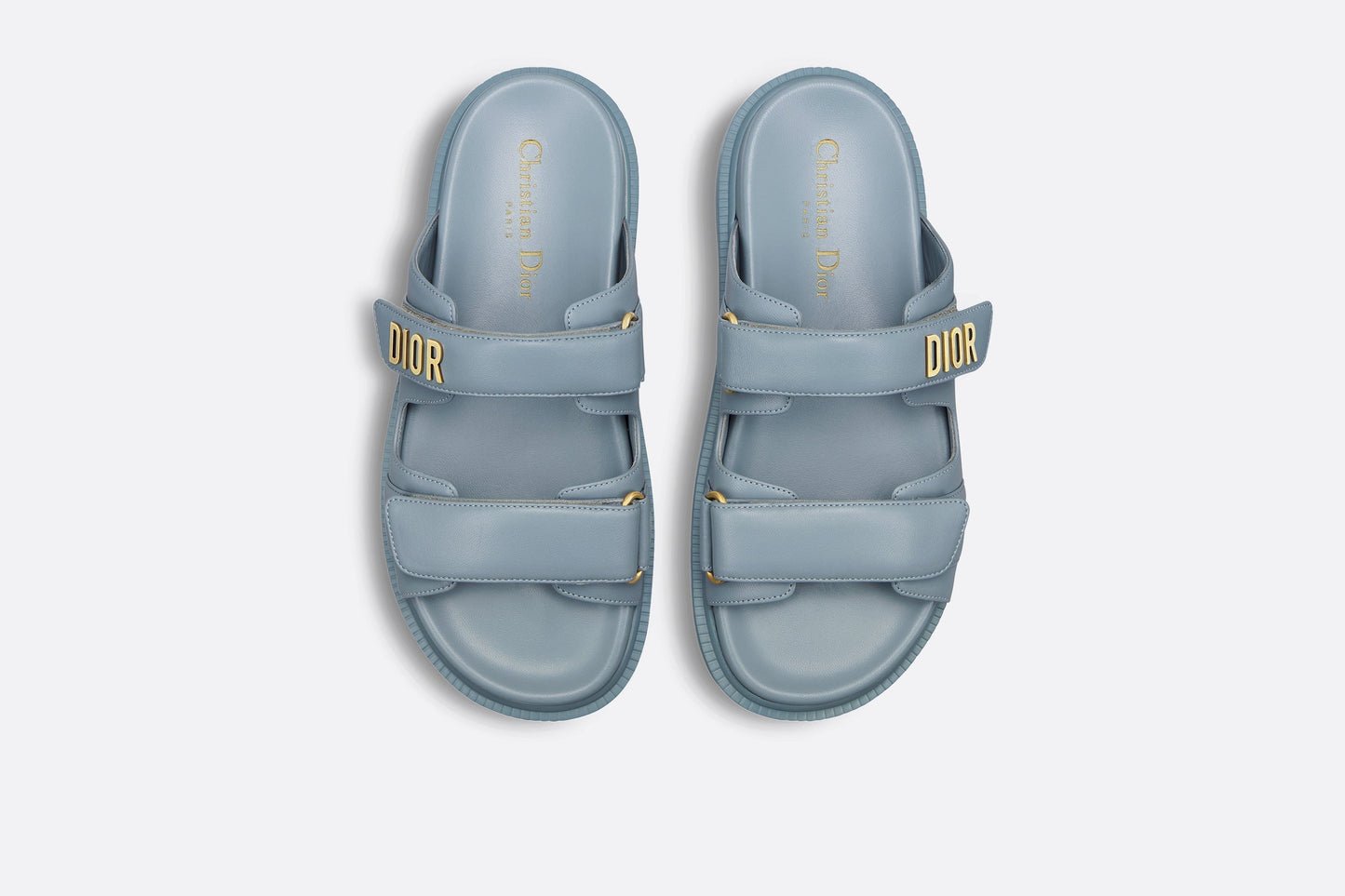 Dioract Slide • Horizon Blue Lambskin