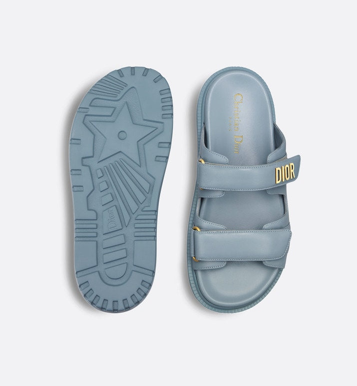 Dioract Slide • Horizon Blue Lambskin