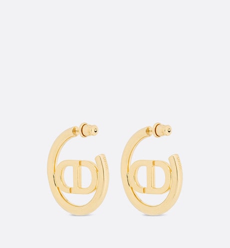 30 Montaigne Earrings • Gold-Finish Metal and White Resin Pearls