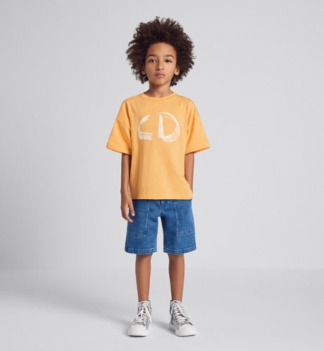 Kid's Bermuda Shorts • Blue Cotton Denim